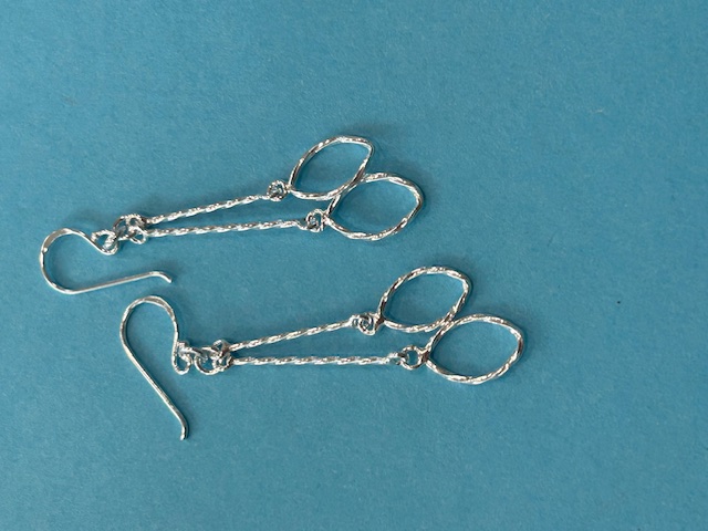 'Ava' Sterling Silver Drop Earrings E089 (s)