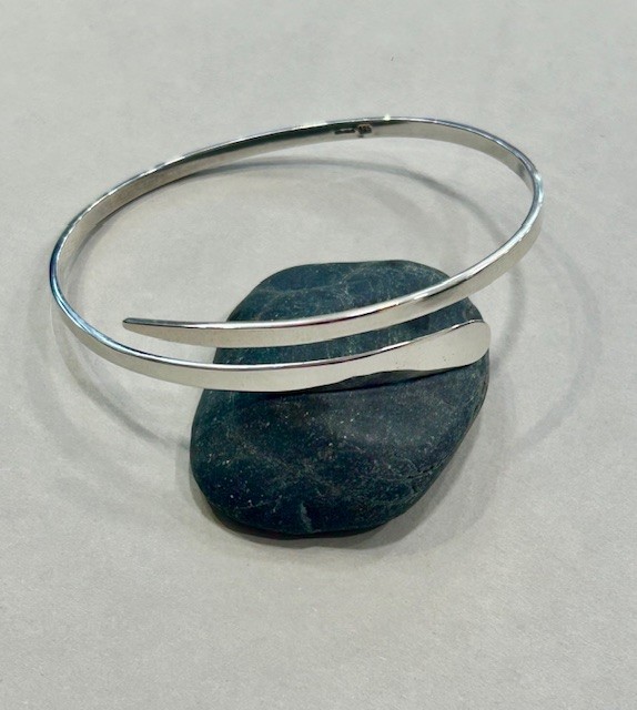 Sterling Silver Wrap Around Bangle - Image 3