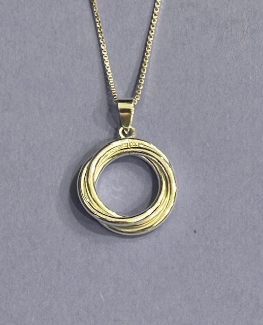 "The Three of Us" Sterling Silver Pendant and Chain (s)