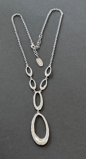 Fiorelli Sterling Silver Contemporary Oval Links Necklace
