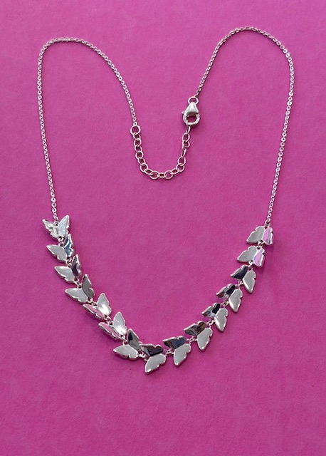 'A Kaleidoscope of Butterflies' Sterling Silver Butterfly Necklace