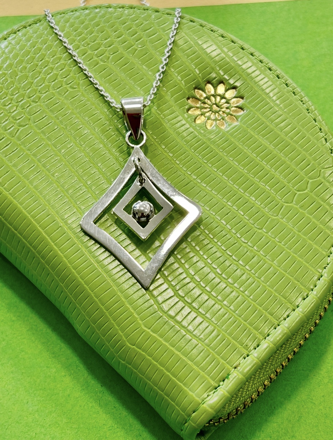 'Tamar' Sterling Silver Pendant and Chain (s) (PEN114) - Image 2